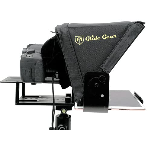 Glide Gear TMP100 Adjustable Teleprompter Beam Splitter 70/30 Glass w/ Carry Case - image 8