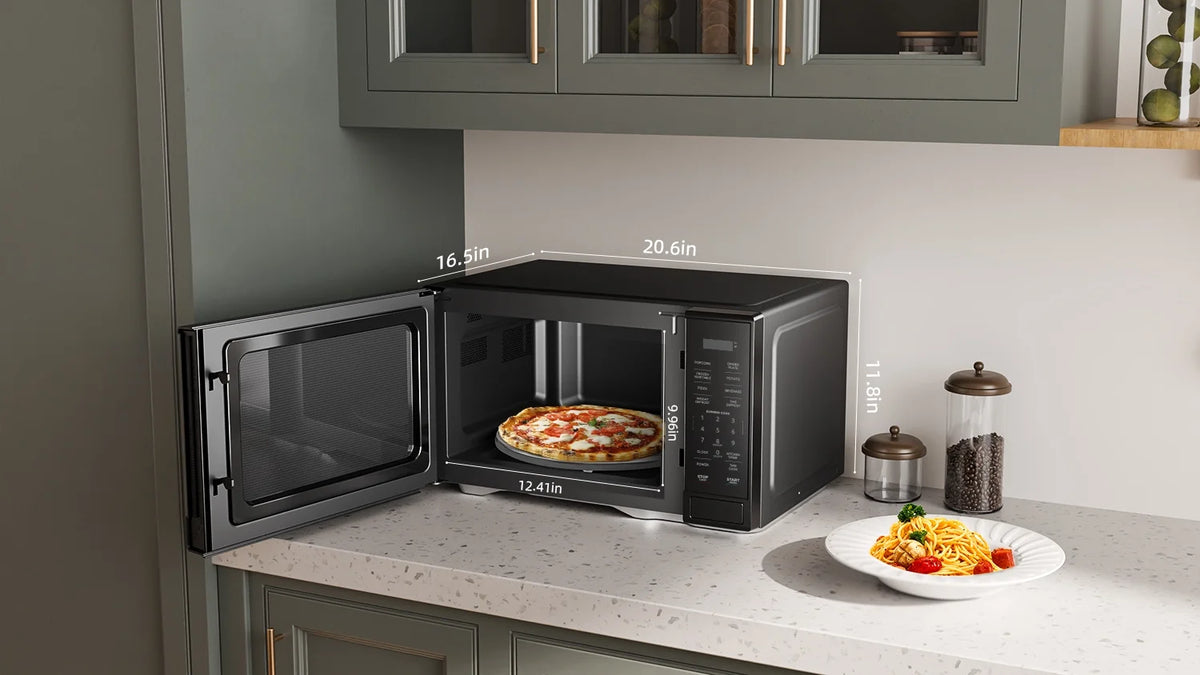 Mainstays 1.1 cu ft Microwave Oven in Black - image 3