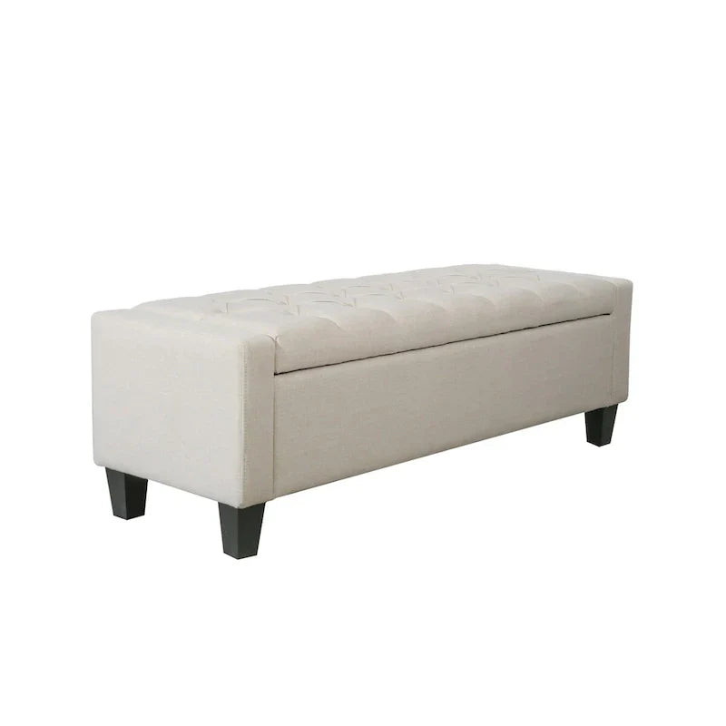 Porthos Home Wren Upholstered Button-Tufted Storage Bench - image 7