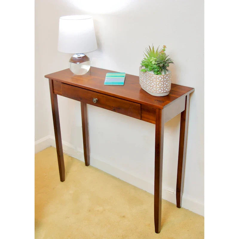 Porch & Den Holly Hill Solid Acacia Console Table with 1 Drawer - image 18