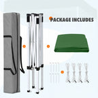 EAGLE PEAK 5x5 Pop up Canopy Tent Instant Outdoor Canopy Easy Set - up Straight Leg Folding Shelter（blue） - image 99