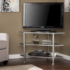SEI Furniture Jensen Metal Corner TV Stand for Screens up to 33.25 inches - image 3