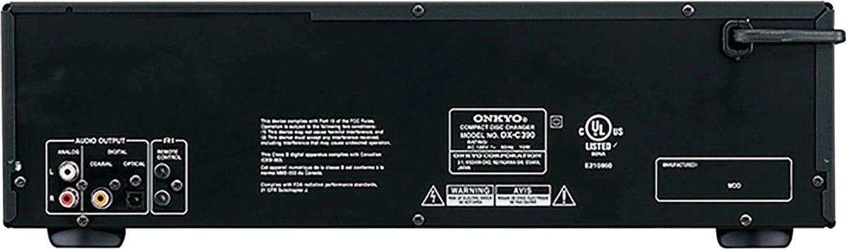 DXC390 6-Disc CD Changer, Black - image 2