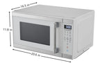 Hamilton Beach 1.1 Cu. Ft. Microwave Oven, Countertop, Black and Stainless Steel - image 12