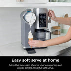 Ninja Swirl by CREAMi Ice Cream and Soft Serve Maker, Sorbet, Milkshake, Frozen Yogurt, Low Calories Program & More, 13-in-1, Soft Serve Handle, (2) CREAMi Swirl 16oz Pints, For Kids & ALL ages, NC701 - image 9