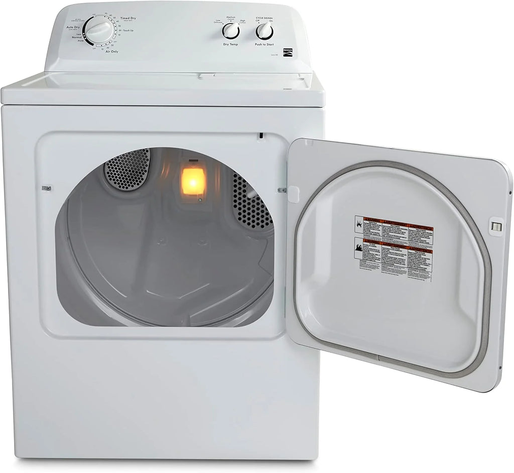 Kenmore 29′′ Front Load Electric Dryer with Wrinkle Guard and 7.0 Cubic Ft. Total Capacity, White - image 7