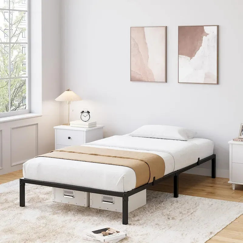 Sturdy Metal Platform Bed Frame - No Box Spring Required - image 1
