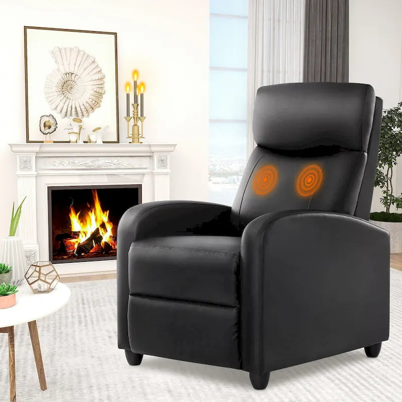 Versatile Recliner Chair with 8 Massage Settings and Lumbar Support for Ultimate Relaxation and Home Theater Experience - image 1