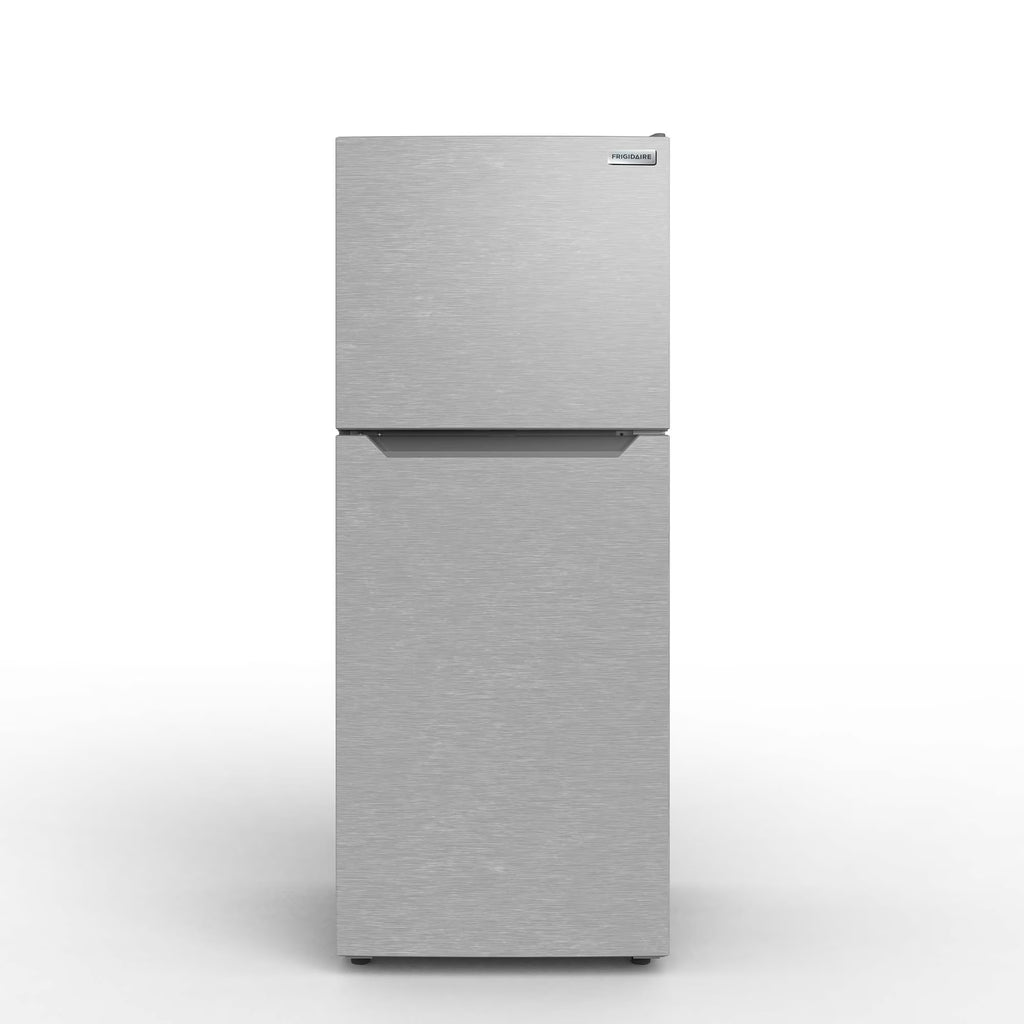 Frigidaire 10 Cu. Ft. Top Mount Refrigerator, Frost Free, Platinum, EFR1033-SS-6Com - image 1