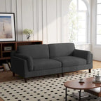 90-Inch Oversized Corduroy Sofa for Living Room with Reversible Cushions - image 16
