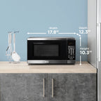 Danby Designer 0.7 cu. ft. Space Saving Under the Cupboard Microwave in Stainless Steel (DDMW007501G1) - image 7