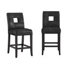Brda Keyhole Counter Height High Back Stools - Set of 2 - image 12