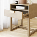 Nathan James Luke Wooden End Table with Storage Drawer and Open Cubby - image 7