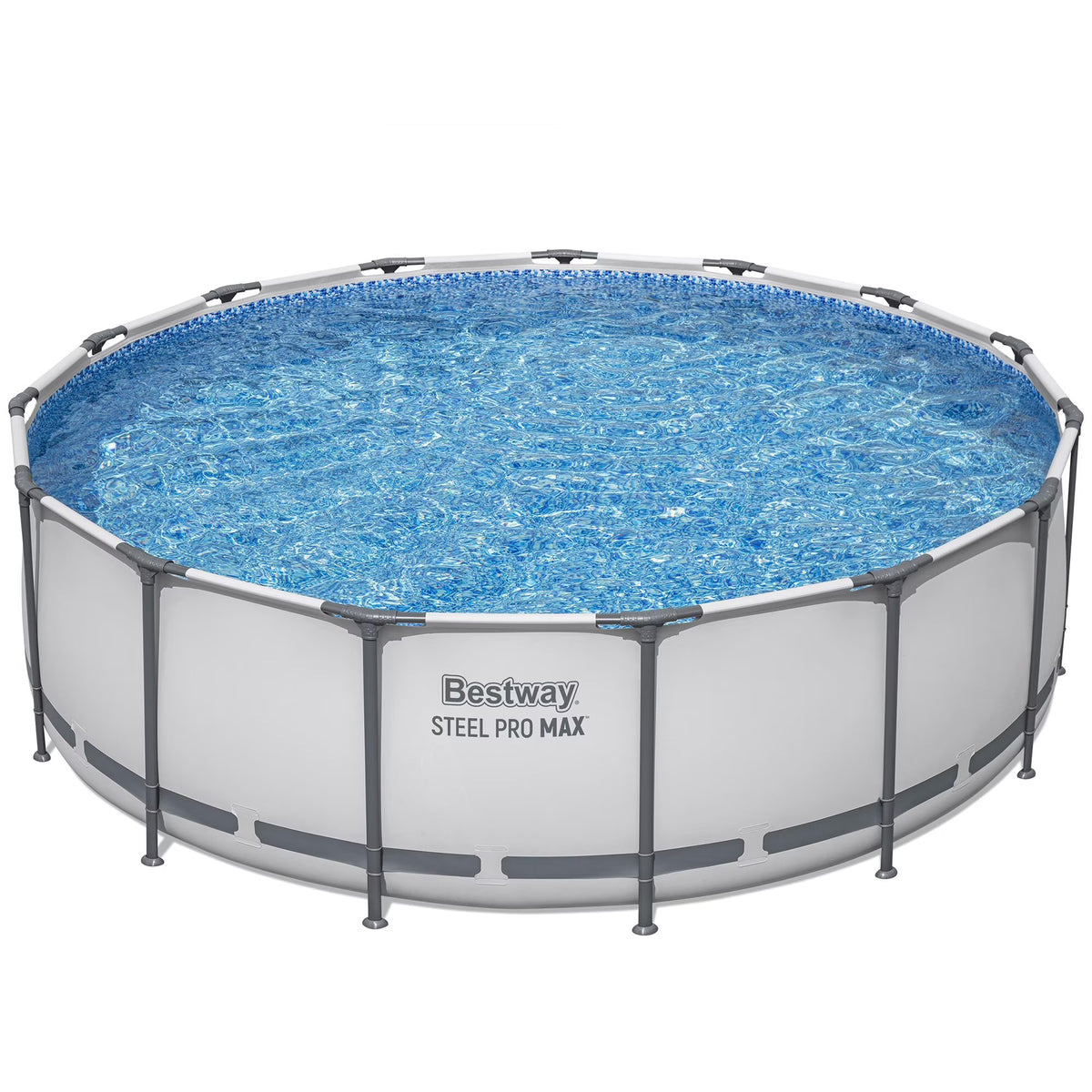 Bestway: Steel Pro MAX 15' X 48" Above Ground Pool Set - 4231 Gallon, Outdoor Family Pool, Corrosion & Puncture Resistant, Includes Filter, Pump, Ladder & Cover - image 1