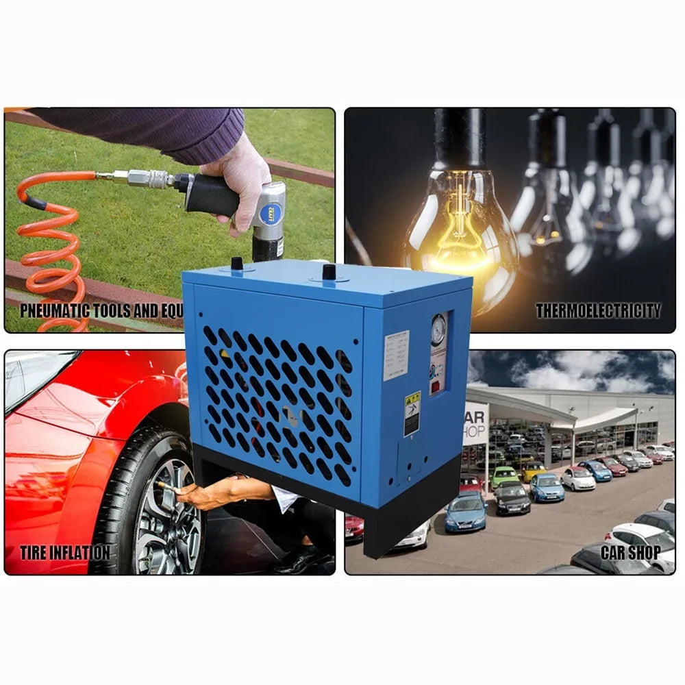 7.5C Refrigerating Dryer Air Compressor Refrigerated Freeze Dryer Compressed Air Dryer Drying Machine 220V - image 5