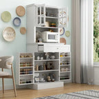 Spacious Kitchen Cabinet with Microwave Space - 30W x 69.3H - image 29