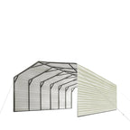 2025 CP2030F 20' x 30' All-Steel Carport Shed With 10' Enclosed Sidewalls - image 2