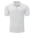 Men's Light Gray Short Sleeve Polo - image 1