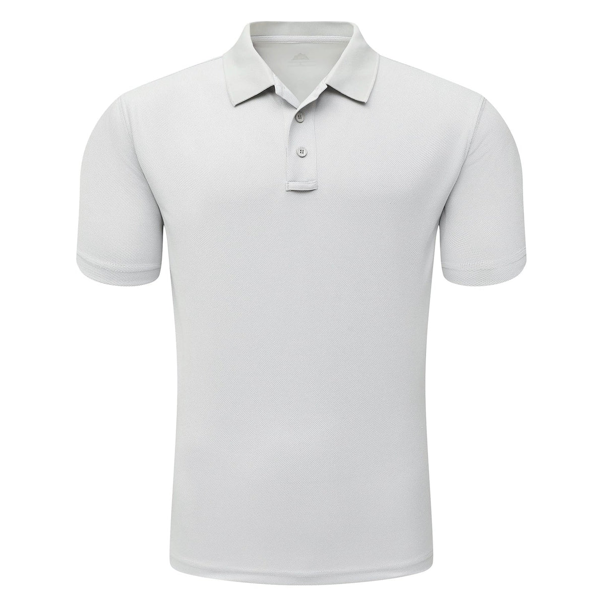 Men's Light Gray Short Sleeve Polo - image 1