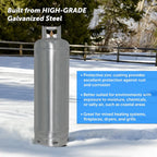 100Lb Steel Propane Tank Cylinder with Pol Valve - valve108270_163892 - image 11