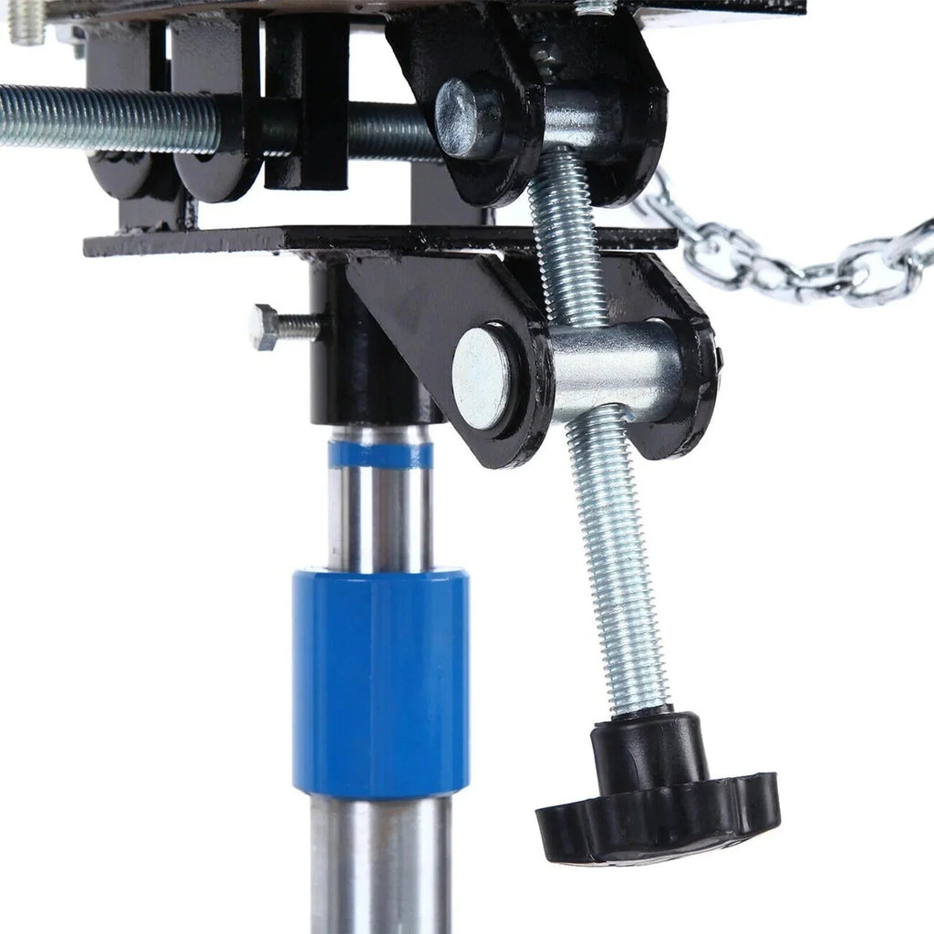 1660 Pounds Hydraulic Car Transmission Jack Vertical Lift with 360° Swivel Wheel Pedal ,Blue,33"-70"(0.75Ton) - image 10