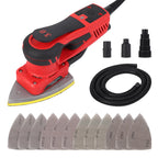 M optimized Electric Detail Sander with 12 Sanding Paper, 350W Brushless Motor Mouse Sander, Powerful & Low Vibration, 10000 RPM, for Wood Working - image 2