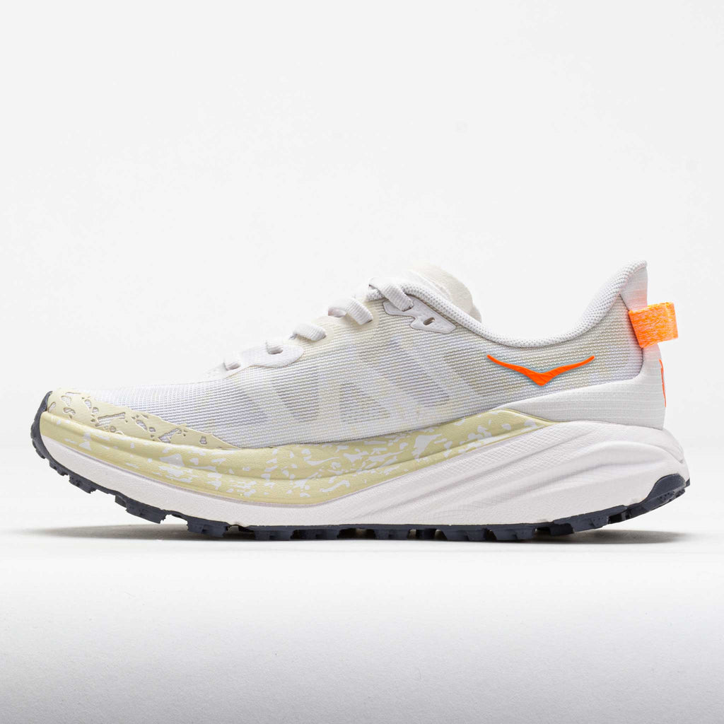 Speedgoat 6 Men's White/Neon Tangerine - image 2