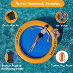 Round Floating Ring Hammock - Heavy Duty Inflatable Raft - image 76