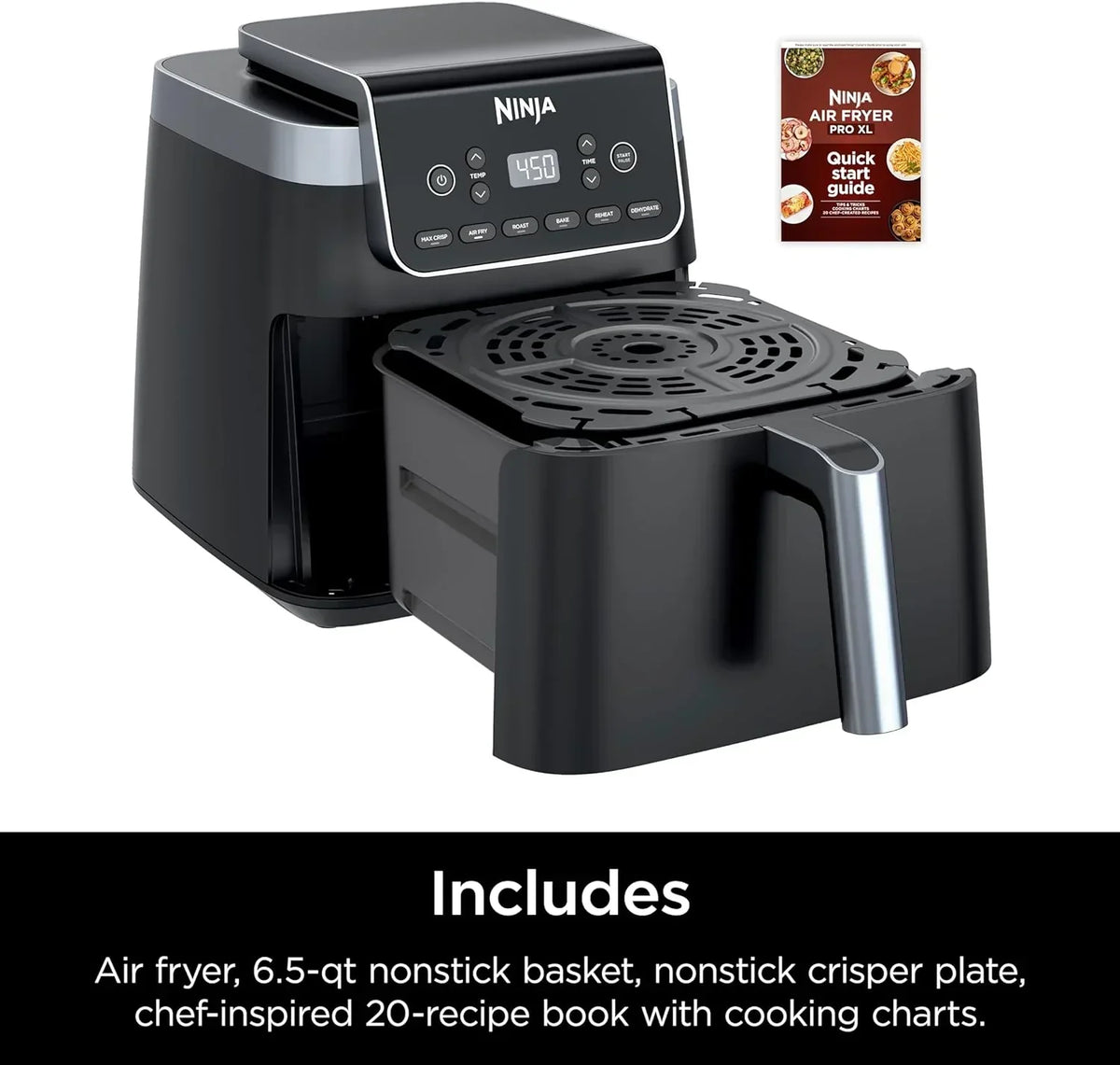 Ninja Air Fryer Pro 5-quart 4-in-1 air fryer that air fries bakes reheats and dehydrates - image 13