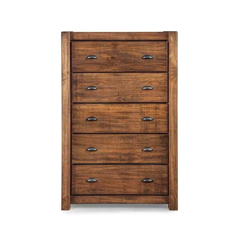 Montauk Solid Wood Chest with 5 Drawers by Grain Wood Furniture - image 24