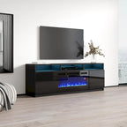 Modern 63-Inch TV Stand with Reno 05 Electric Fireplace - image 8