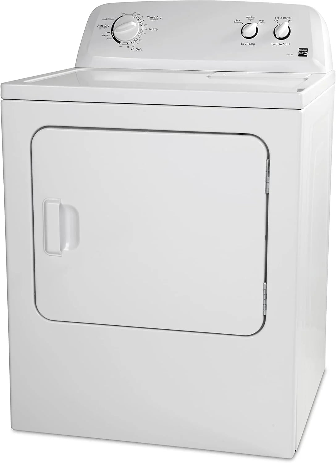 Kenmore 29′′ Front Load Electric Dryer with Wrinkle Guard and 7.0 Cubic Ft. Total Capacity, White - image 11
