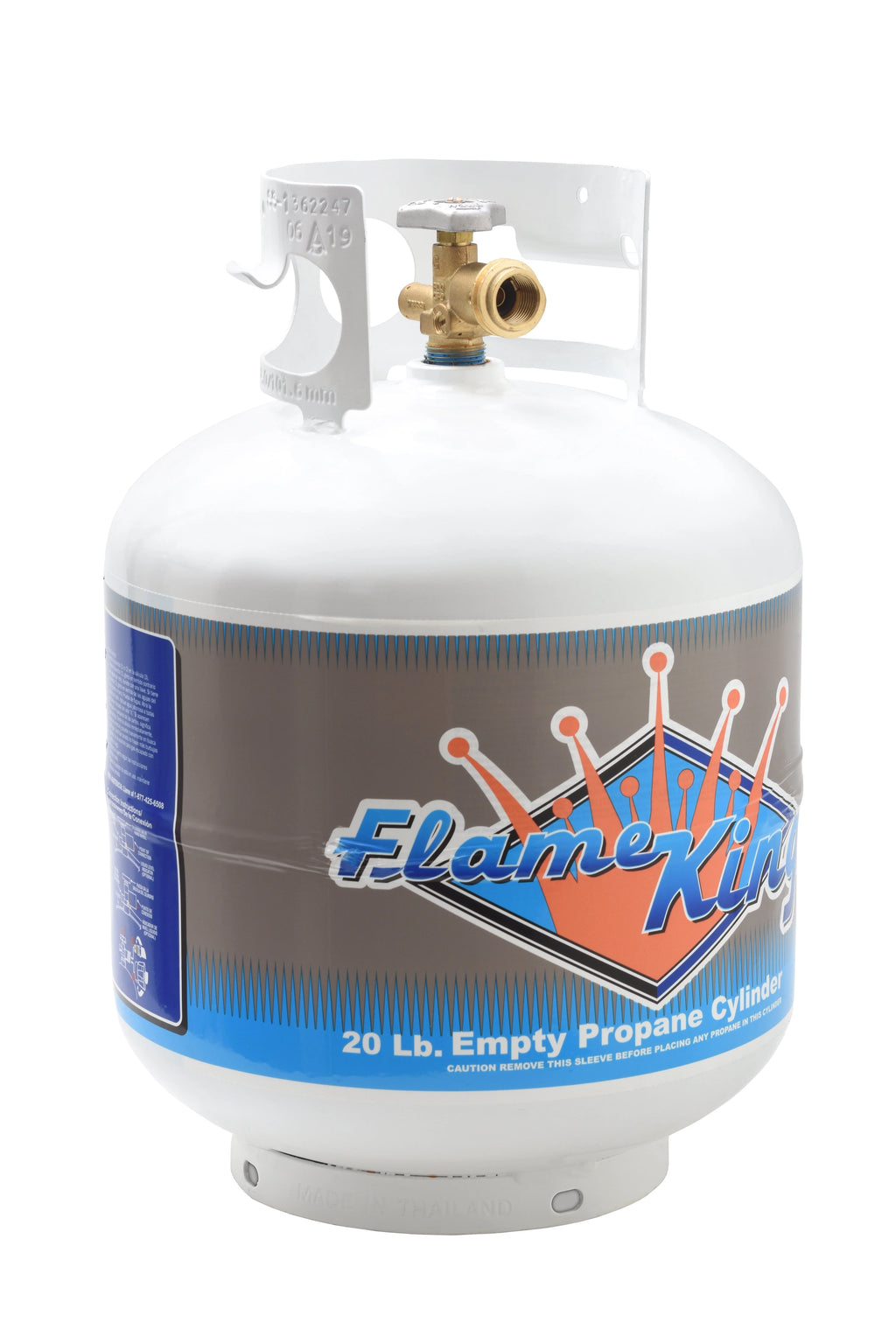 Flame King 20 lb Propane Tank LP Cylinder Gas Tank with Type 1 Overfill Protection Device Valve (Ships Empty) - image 2