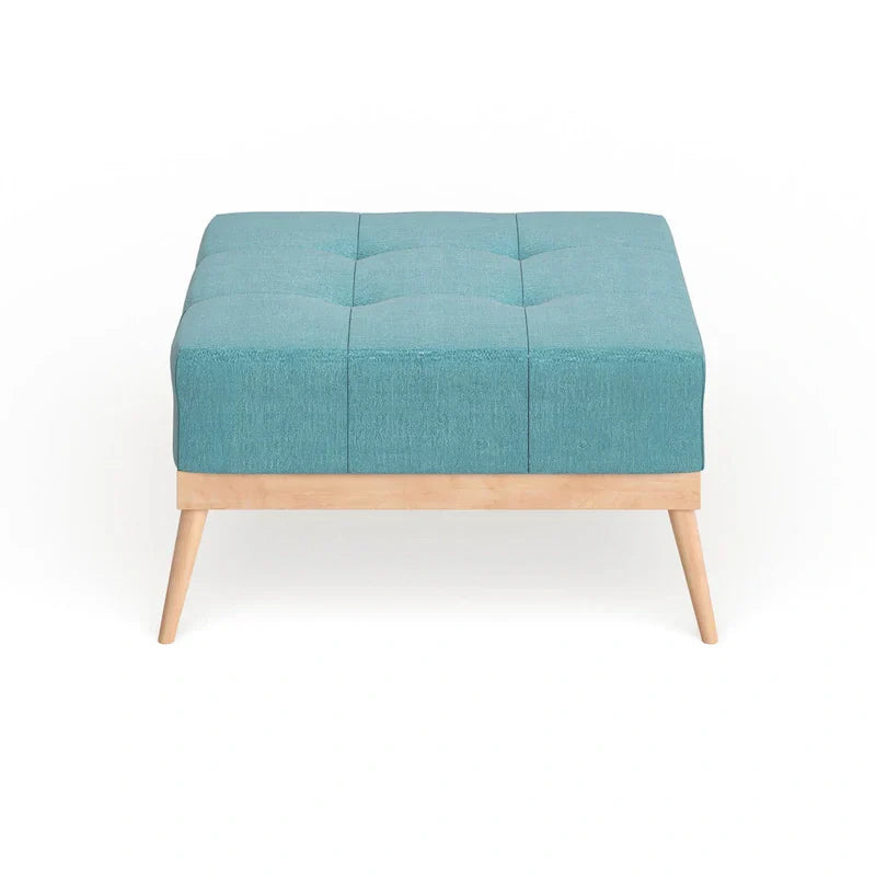 Christopher Knight Home Carson Lund Mid-Century Tufted Fabric Square Ottoman - image 10