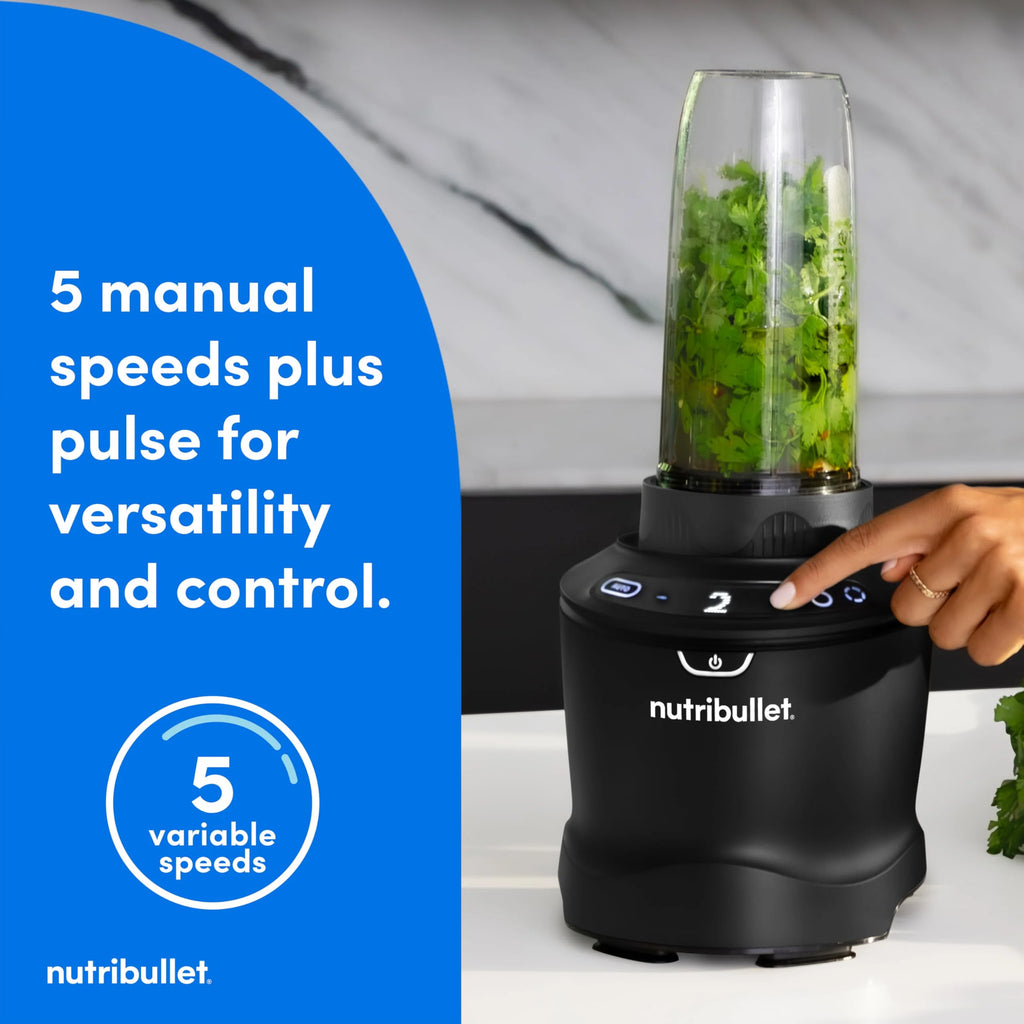 nutribullet SmartSense Blender Combo, 1400 Watt Gunmetal - image 18
