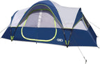 UNP Camping Tent 10-Person-Family Tents, Parties, Music Festival Tent, Big, Easy Up, 5 Large Mesh Windows, Double Layer, 2 Room, Waterproof, Weather Resistant, 18ft x 9ft x78in - image 6