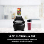 1500W Blender & Processor, 72oz Pitcher, 64oz Bowl, 16oz To-Go Cups, Black - image 4