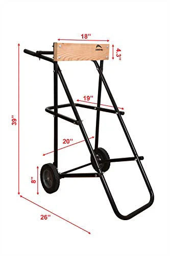 LEADALLWAY Boat Motor Stand, Heavy Duty Pro Outboard Engine Carrier Cart Dolly - image 5