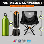 CLIQ Portable Folding Chair for Camping Supports 300 Lbs - image 8