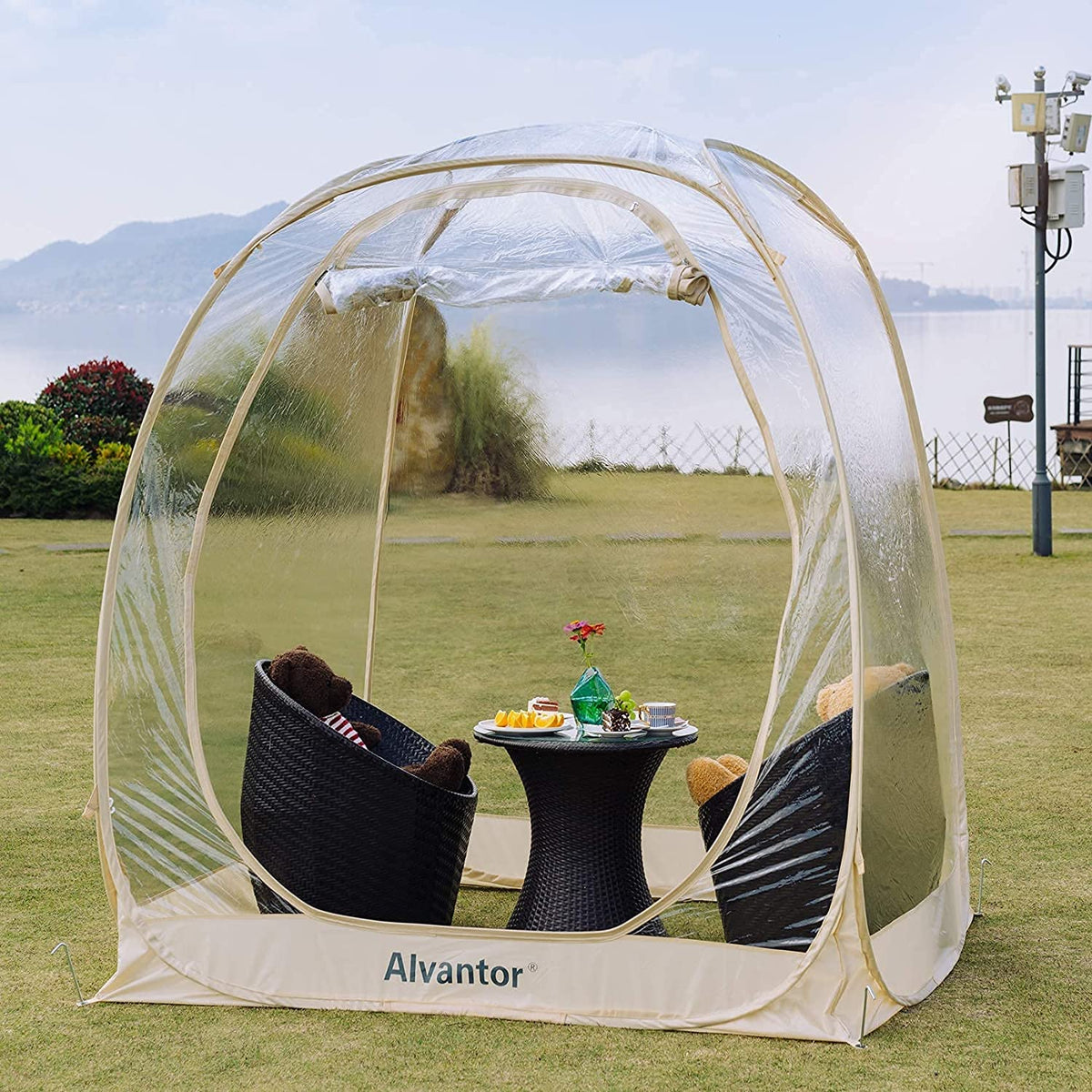 Alvantor Bubble Tent Pop Up Gazebo, 8-10 Person Igloo Dome Garden Patio Canopy Shelter - image 30