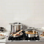 MultiClad Pro Stainless-Steel Cookware 13-Piece Cookware Set, Silver - image 7