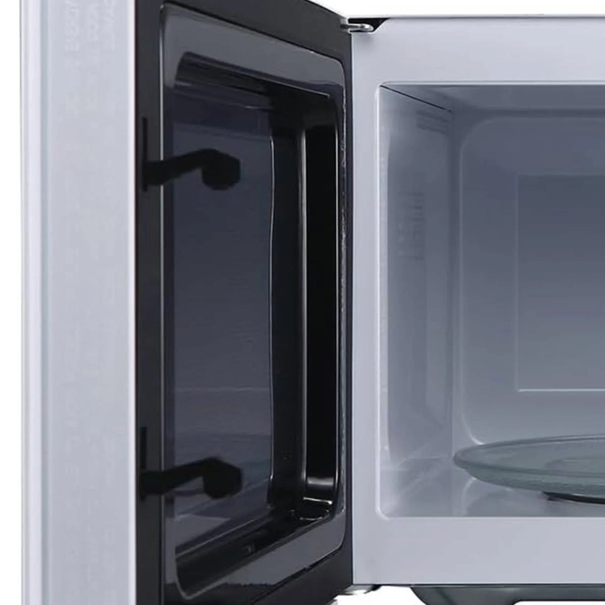 Open Box Magic Chef 0.9 Cubic Feet 900 Watt Stainless Microwave Oven, White - image 5