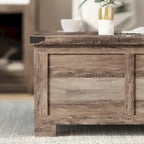 Contemporary Farmhouse Coffee Table Featuring Concealed Storage - image 26