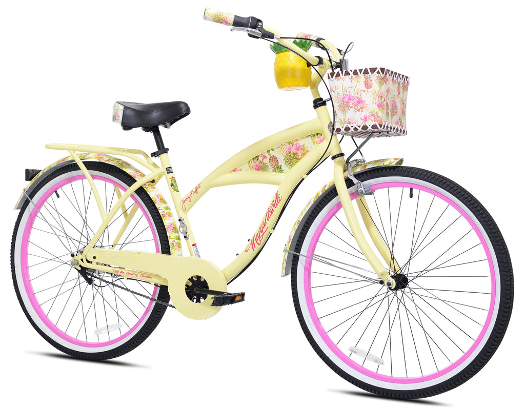 26" Margaritaville Women'S 3 - Speed Cruiser Bike, Yellow - image 2