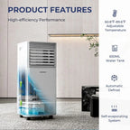 8000 BTU 3-in-1 Air Cooler with Dehumidifier and Fan Mode - image 15