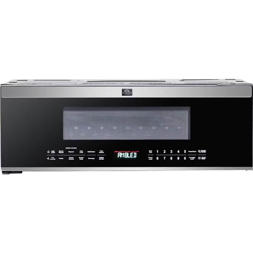 Forno Padula Over the Range Microwave, 30-Inch 1.2 cu.ft., Stainless Steel, 400 CFM, Sensor Cook - image 1