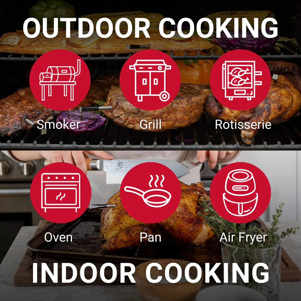 MEATER Plus / Smart Meat Thermometer with Bluetooth / 165ft Wireless Range / for The Oven, Grill, Kitchen, BBQ, Smoker, Rotisserie - image 3