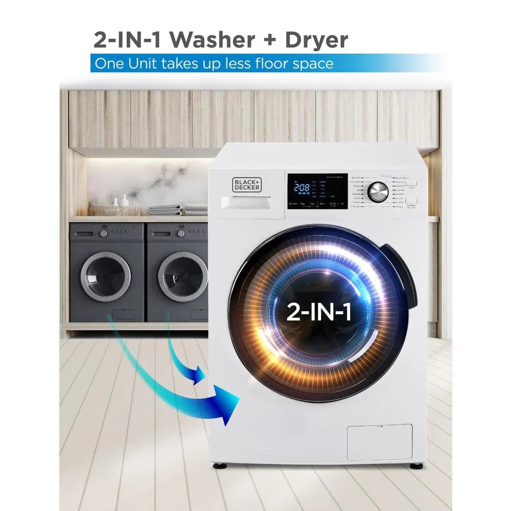 BLACK+DECKER 2.7 cu. ft. All-in-One Washer and Dryer Combo in White BCW27MW?? Last Day For Clearance - image 2