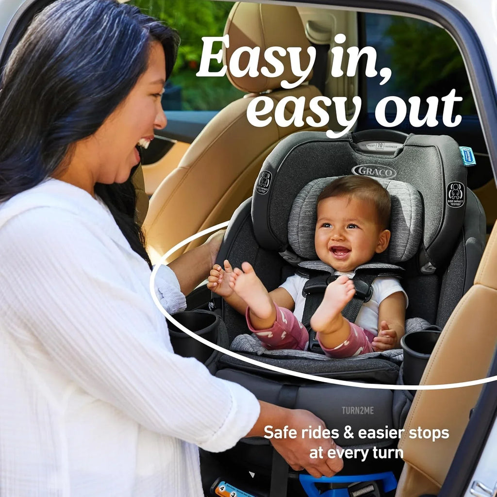 Graco Turn2Me 3-in-1 rotating child car seat, Cambridge - image 3