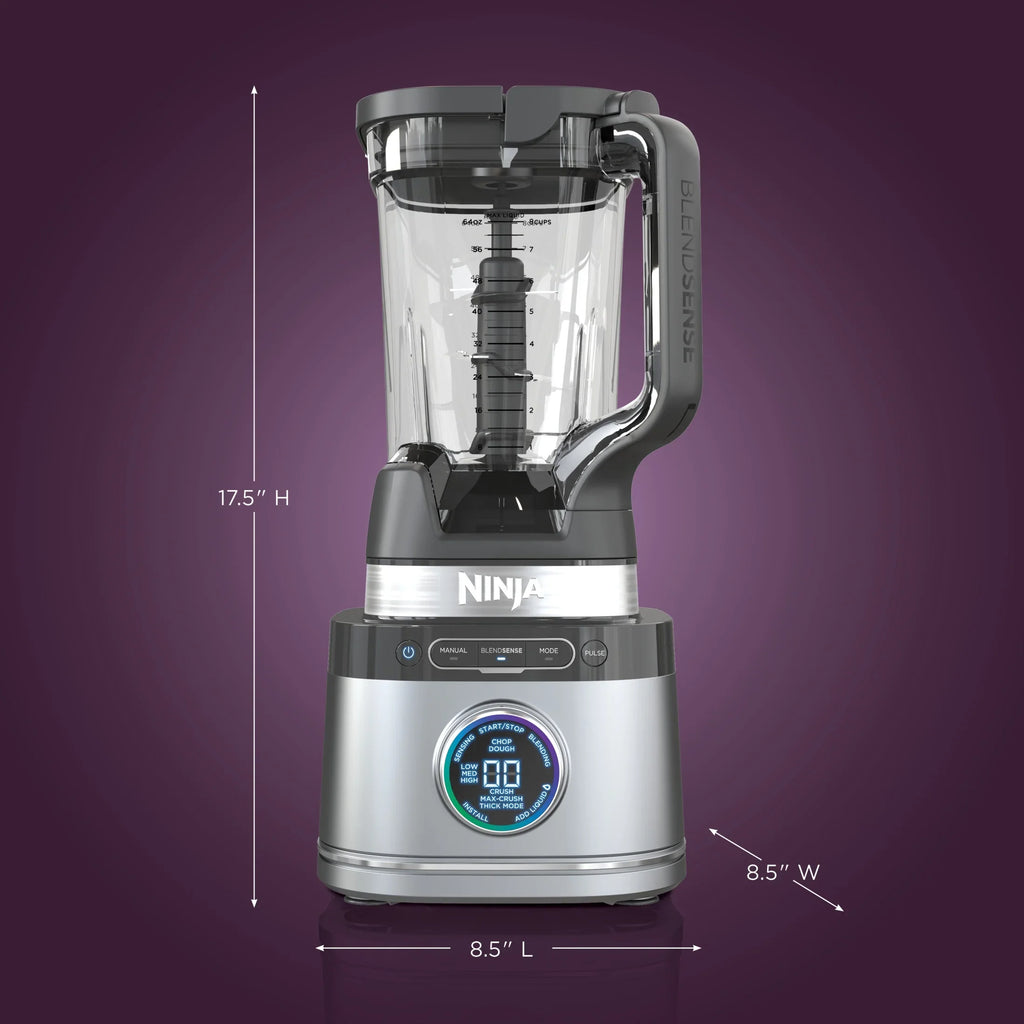 Ninja Detect Kitchen System Power Blender + Processor with Blend Sense Technology, Silver, TB400 - image 16